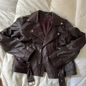 SOLD XXX Leather Motorcycle Jacket